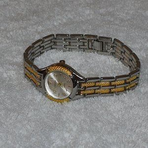 Geneva Two Tone Quartz Watch